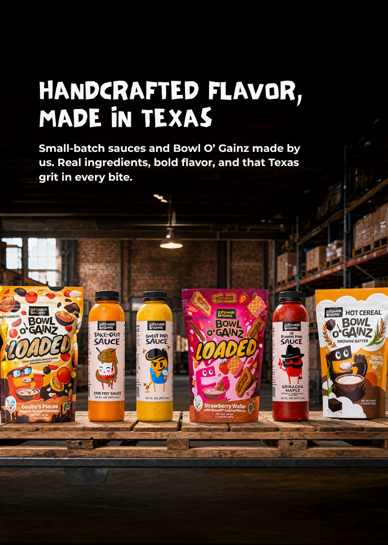 The Flavor Gang promo banner