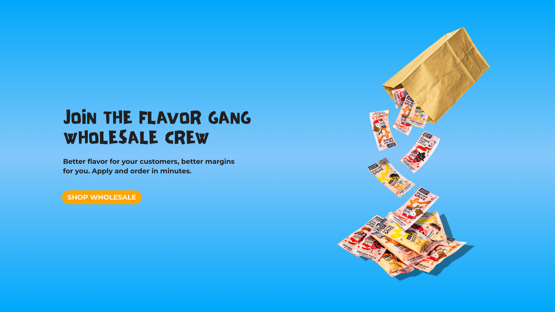 The Flavor Gang promo banner
