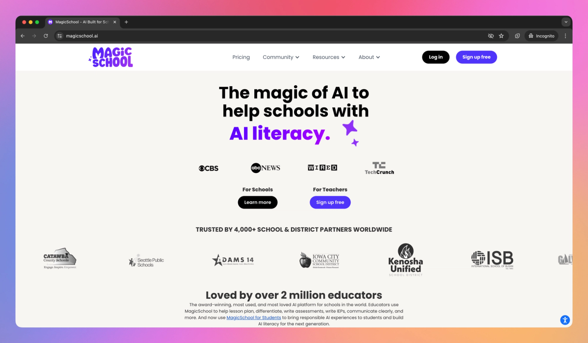 Magic School AI screenshot