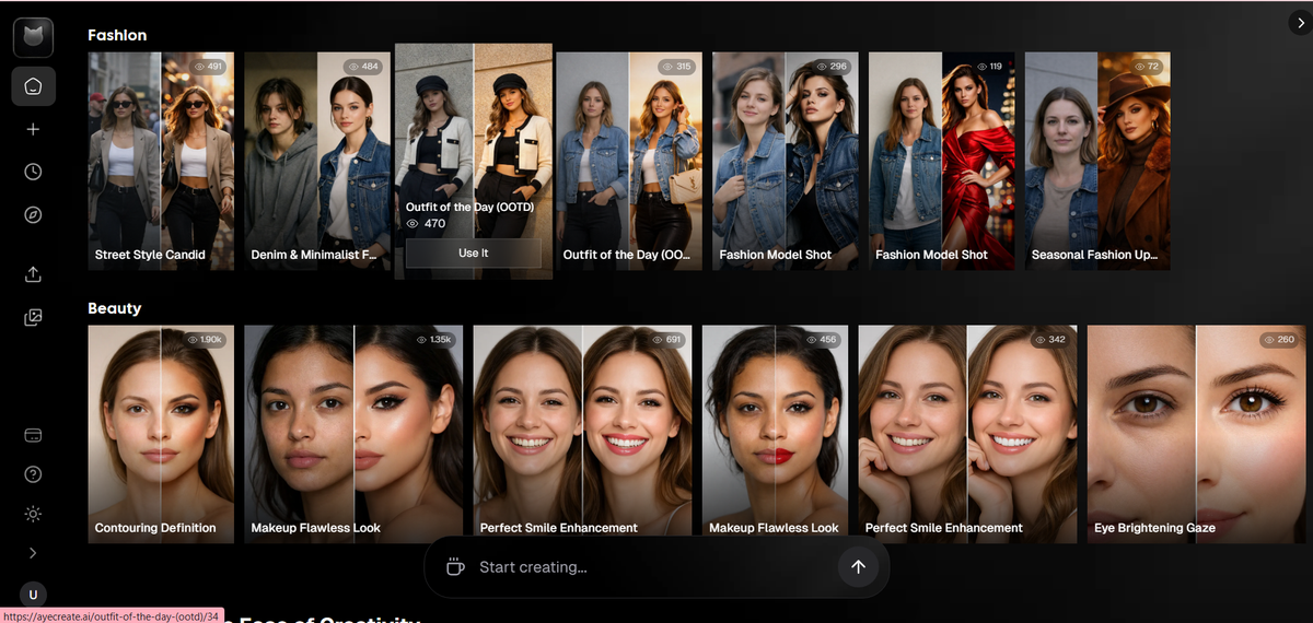 AyeCreate screenshot #2