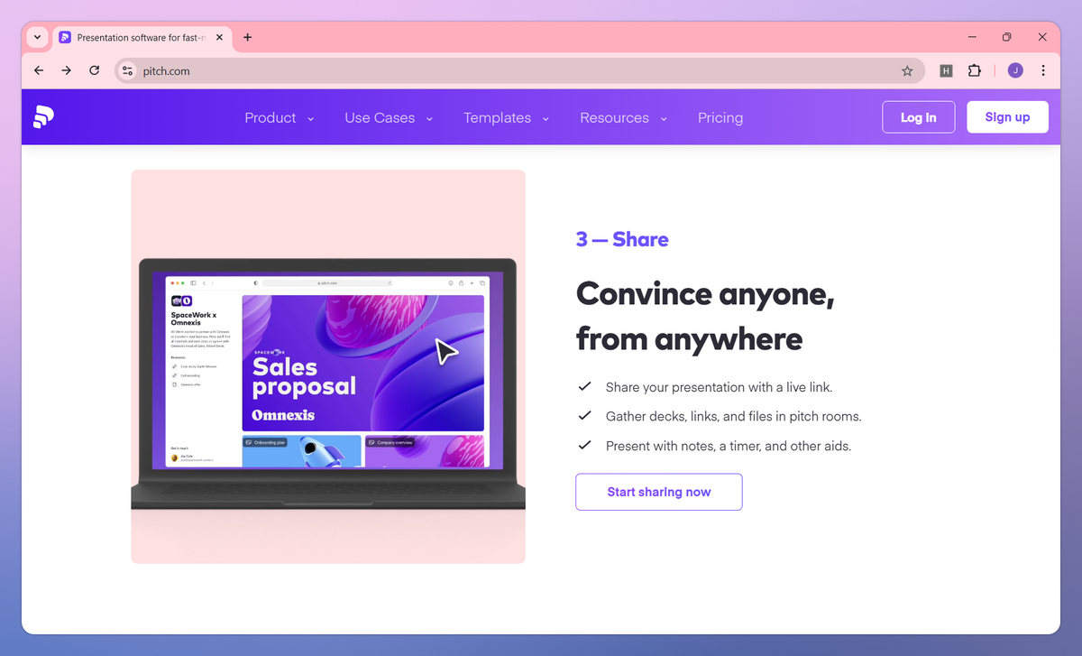 Pitch screenshot #3