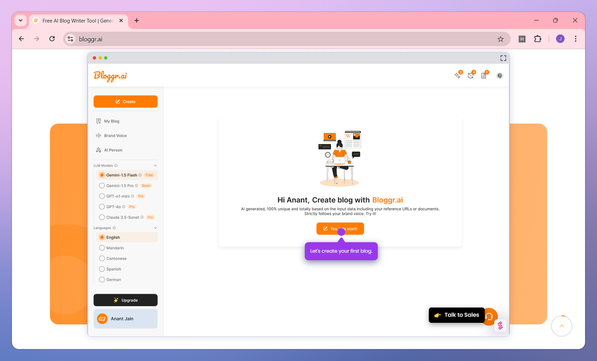 Bloggr.ai screenshot #2