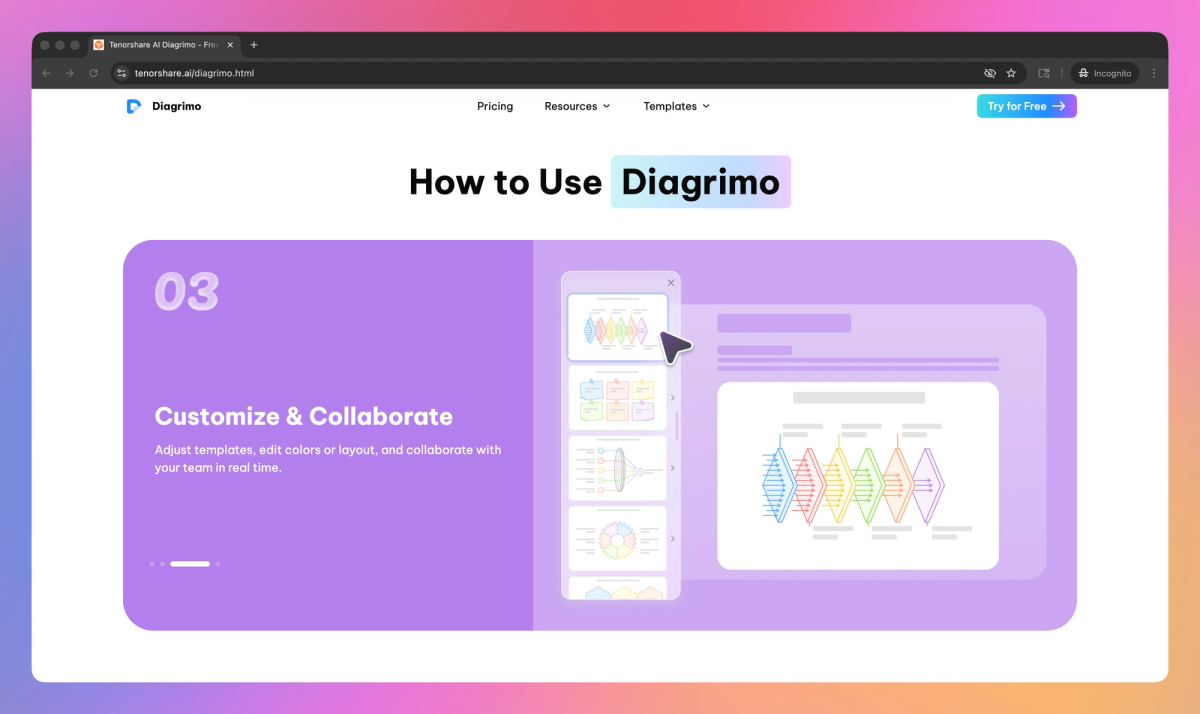 Tenorshare AI Diagrimo screenshot #2