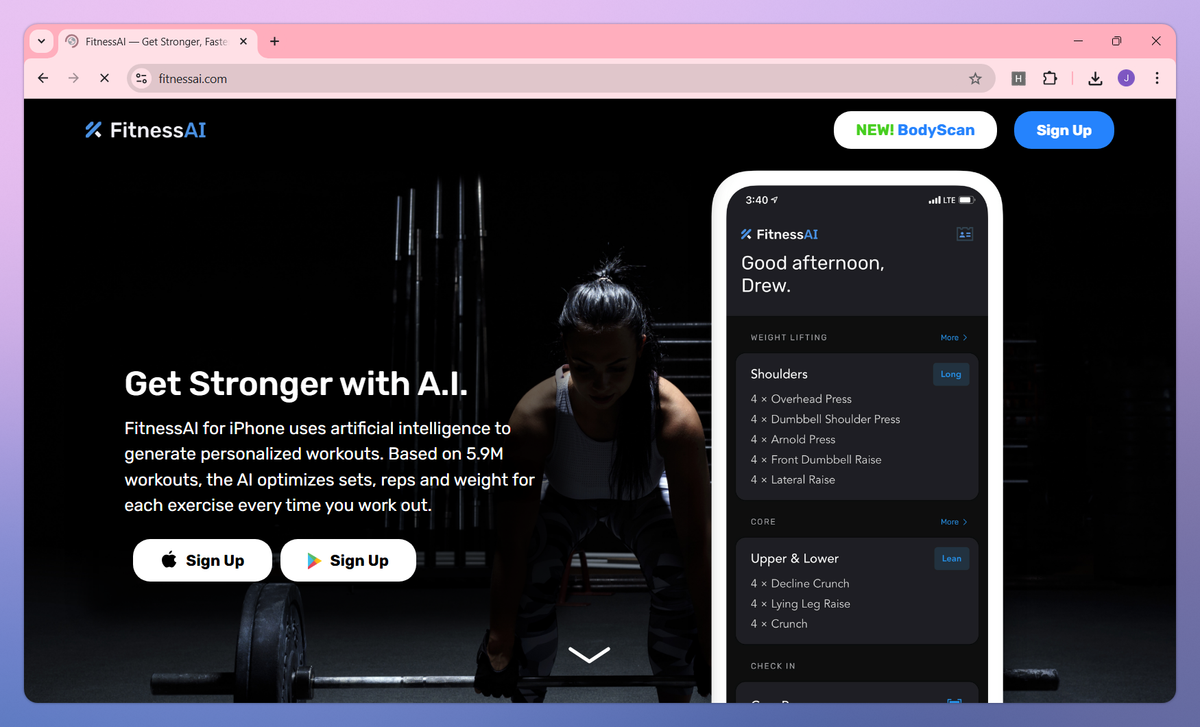 FitnessAI screenshot #1