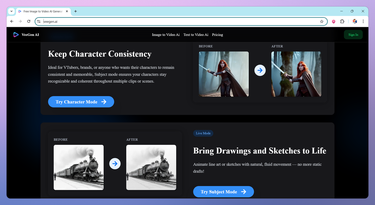 VeeGen screenshot #2