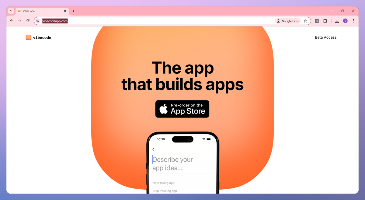 VibeCode screenshot