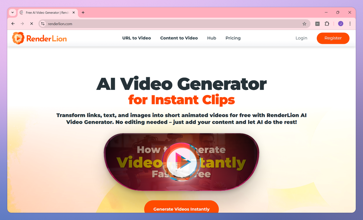 RenderLion screenshot #1