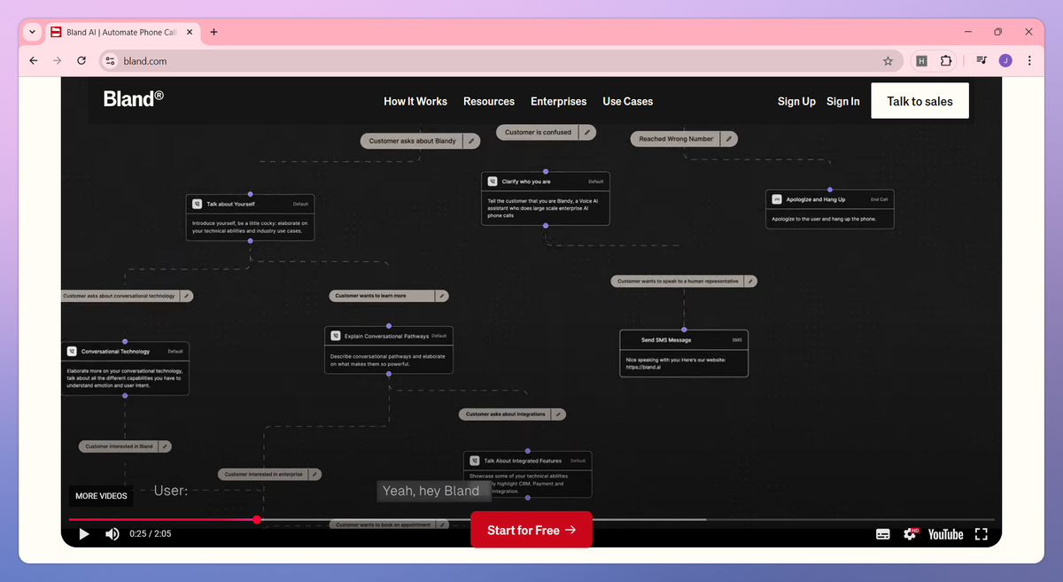 Bland AI screenshot #3