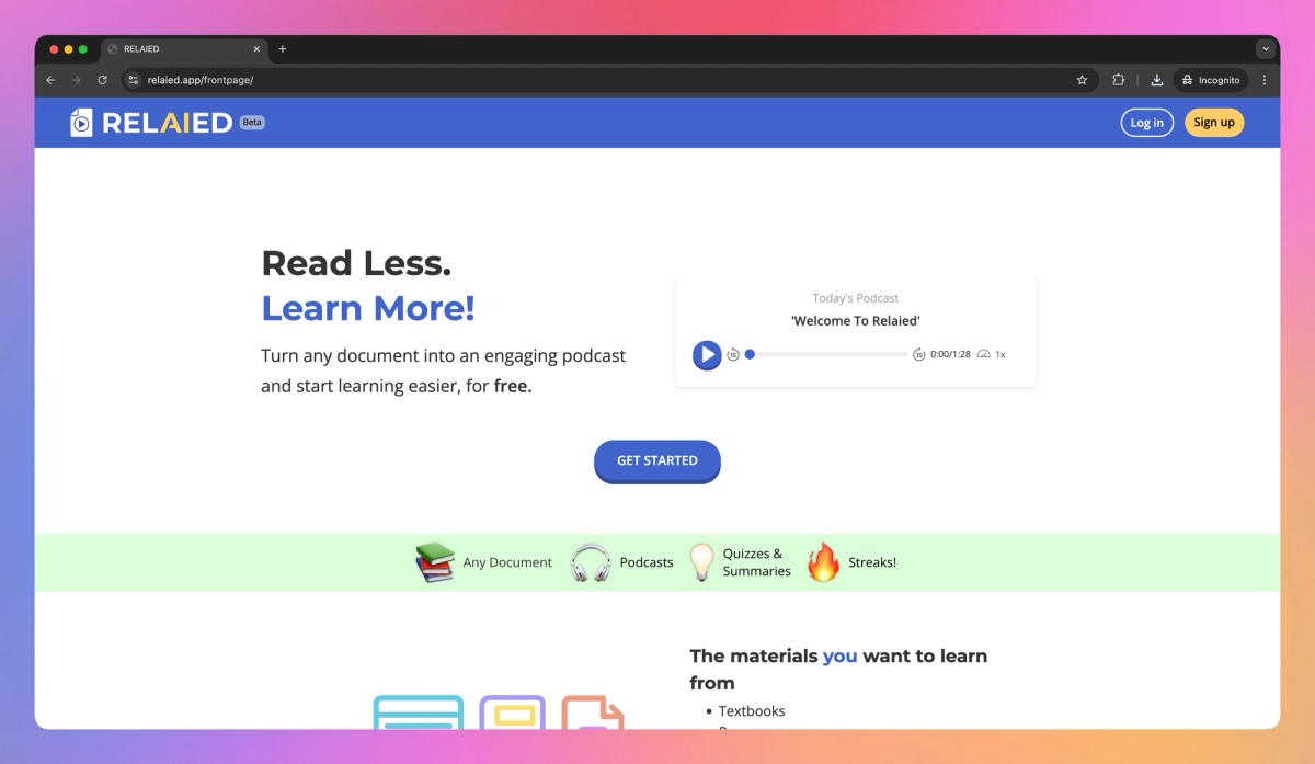 Relaied screenshot #1