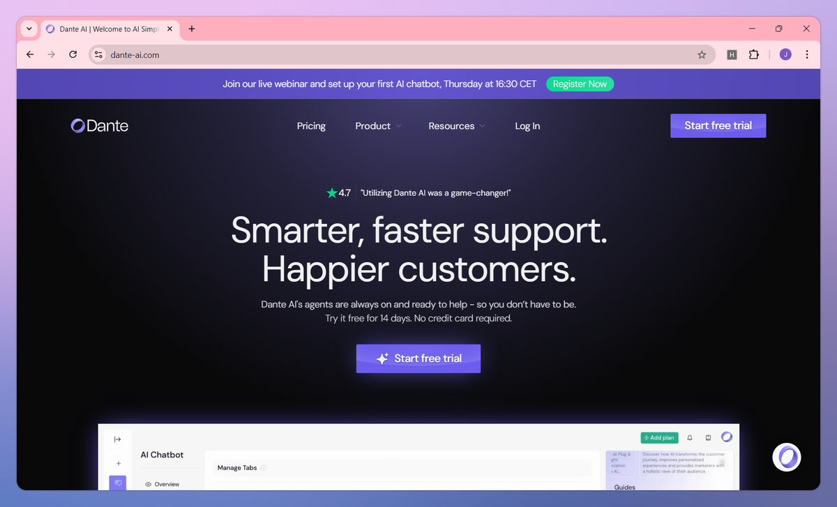 Dante AI screenshot #1