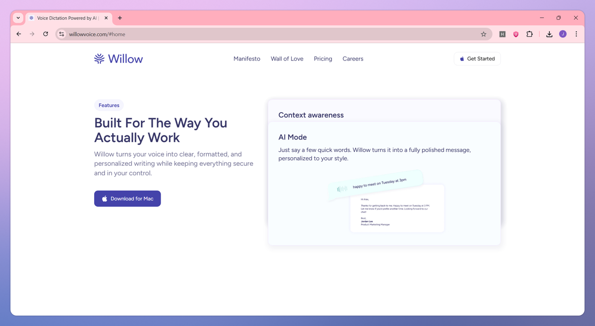 Willow Voice screenshot #3