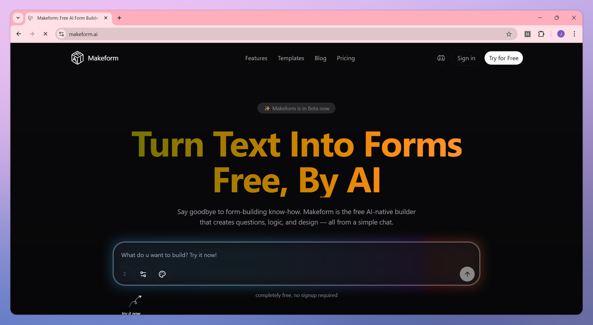Makeform screenshot #1