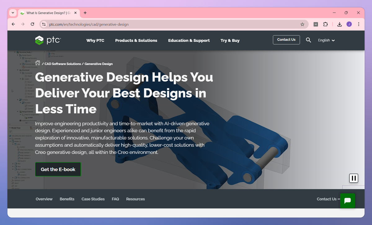 Creo Generative Design screenshot #1