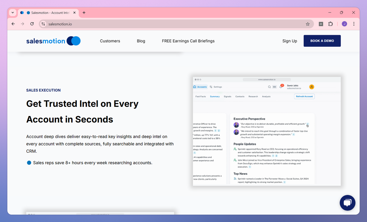 Salesmotion screenshot #3