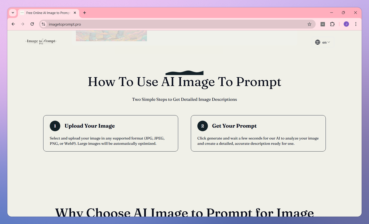 AI Describer screenshot #2