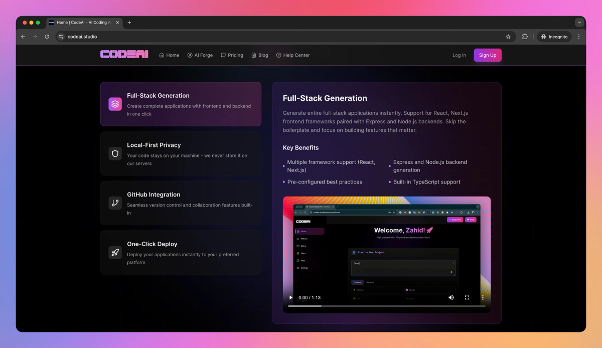 CodeAI screenshot #2