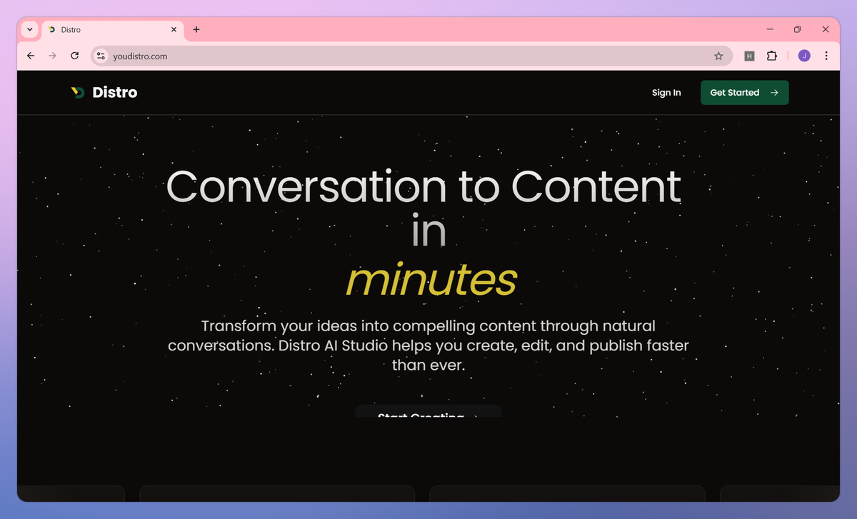 Distro screenshot #1