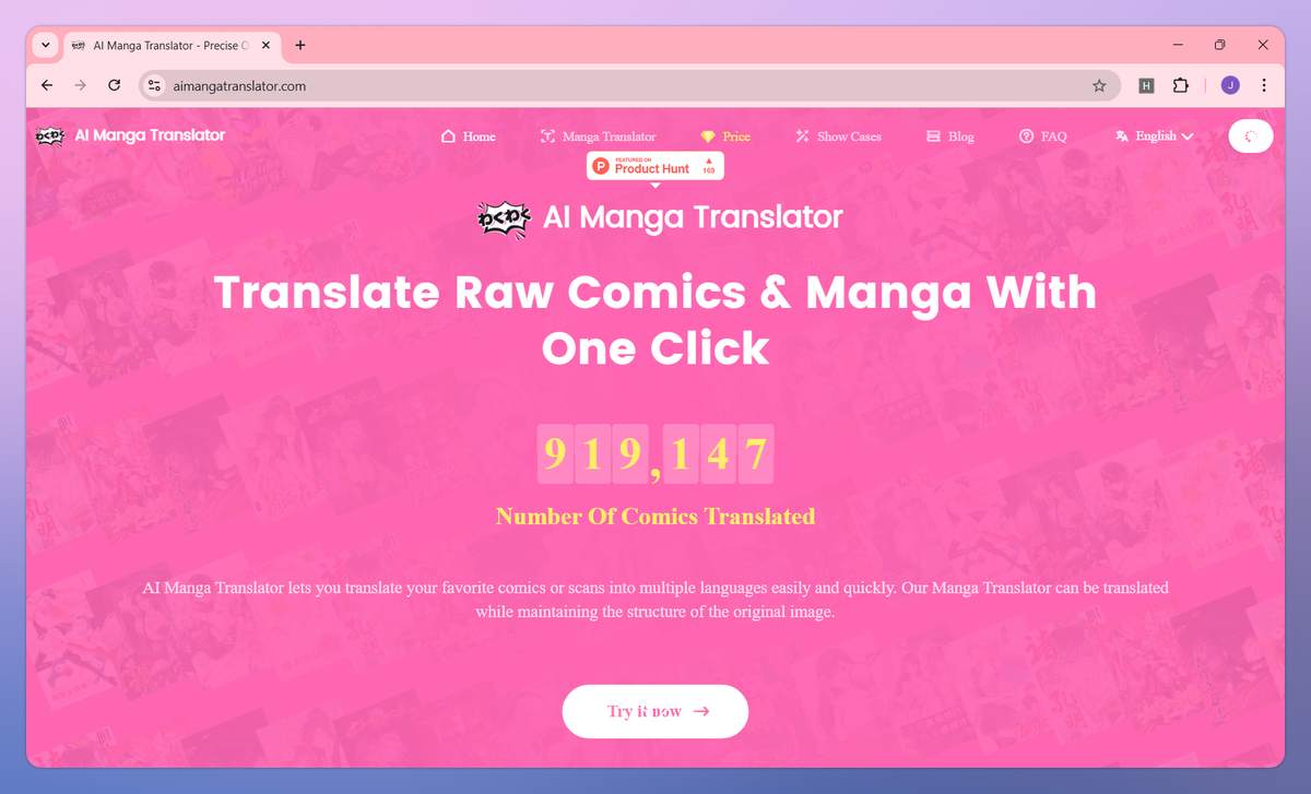 AI Manga Translator screenshot #1