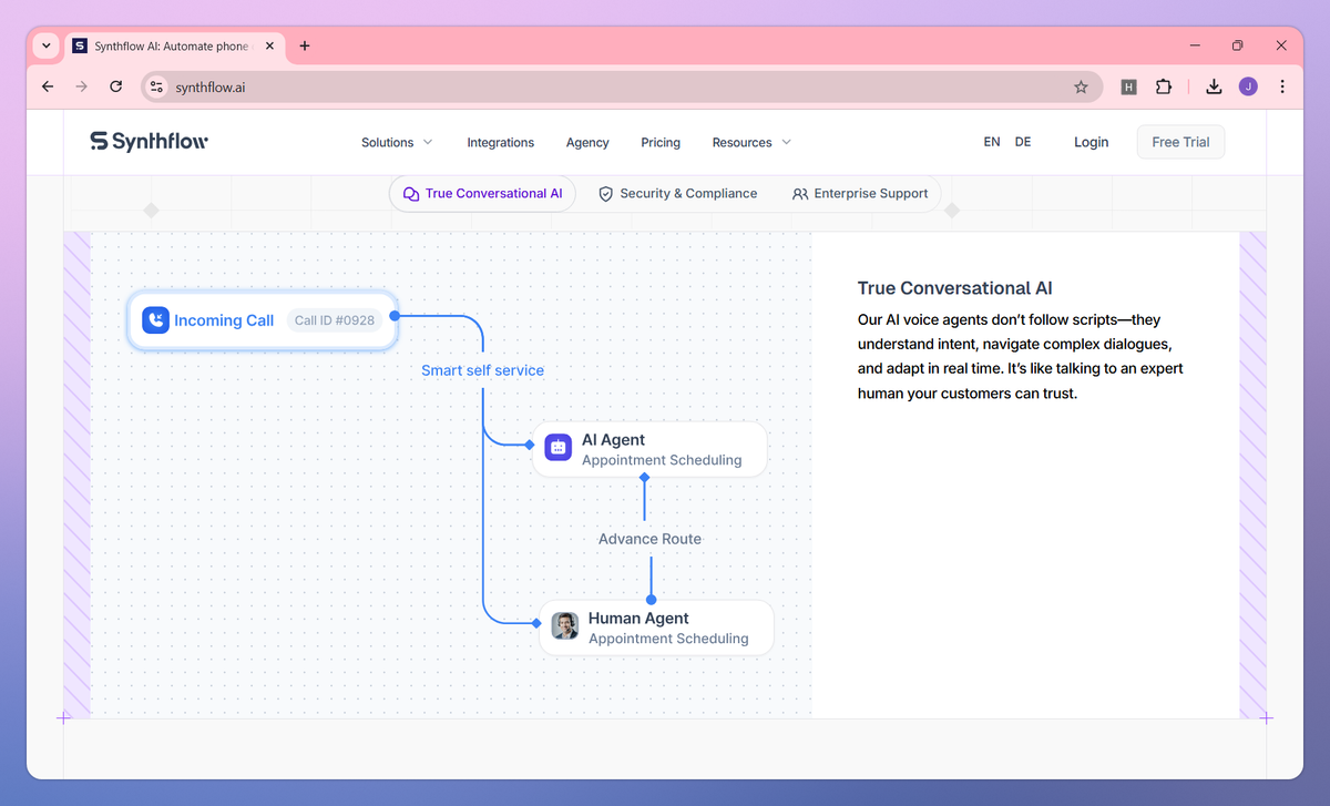 Synthflow AI screenshot #2
