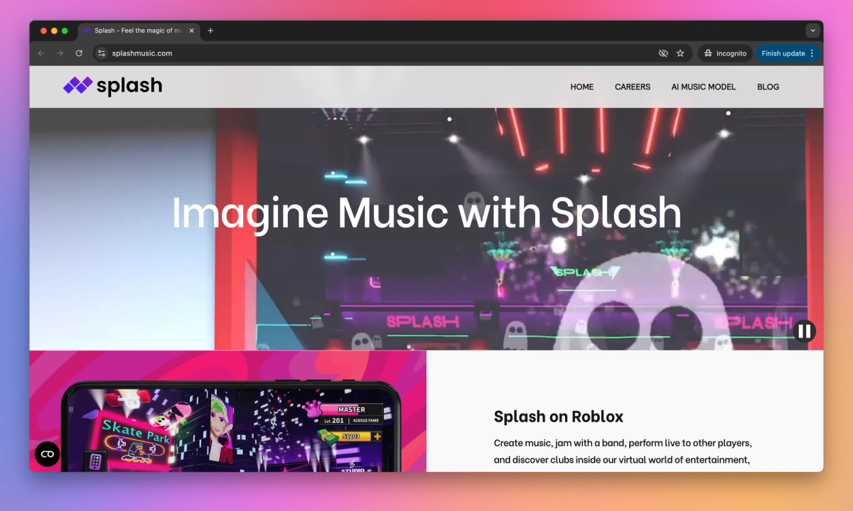 Splash Music screenshot #1