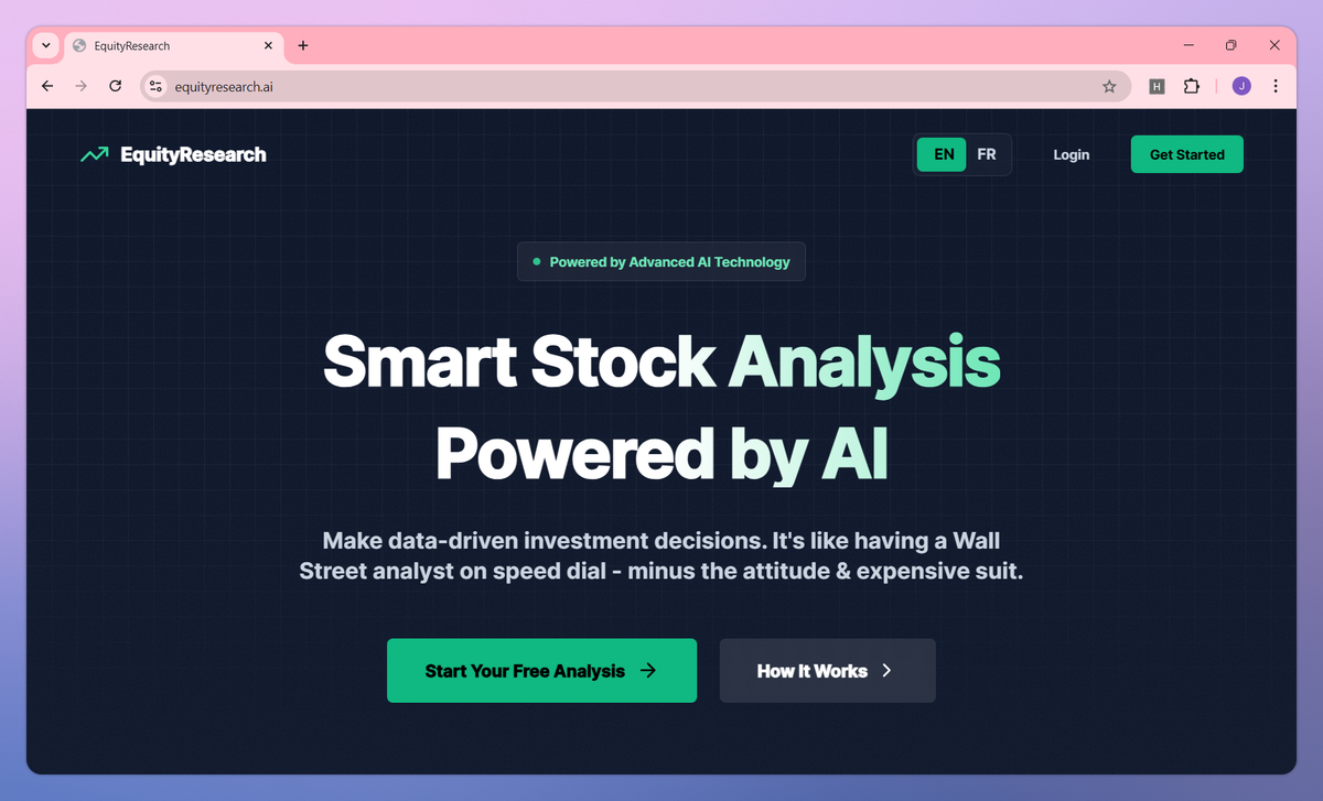 EquityResearch screenshot #1