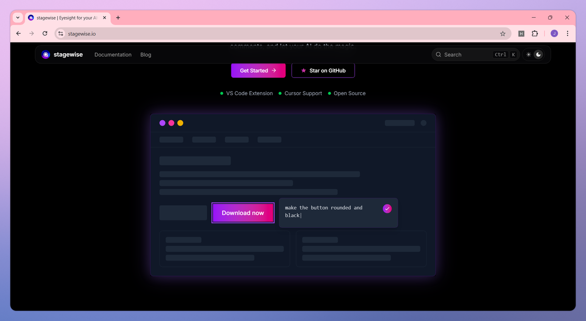 stagewise screenshot #2