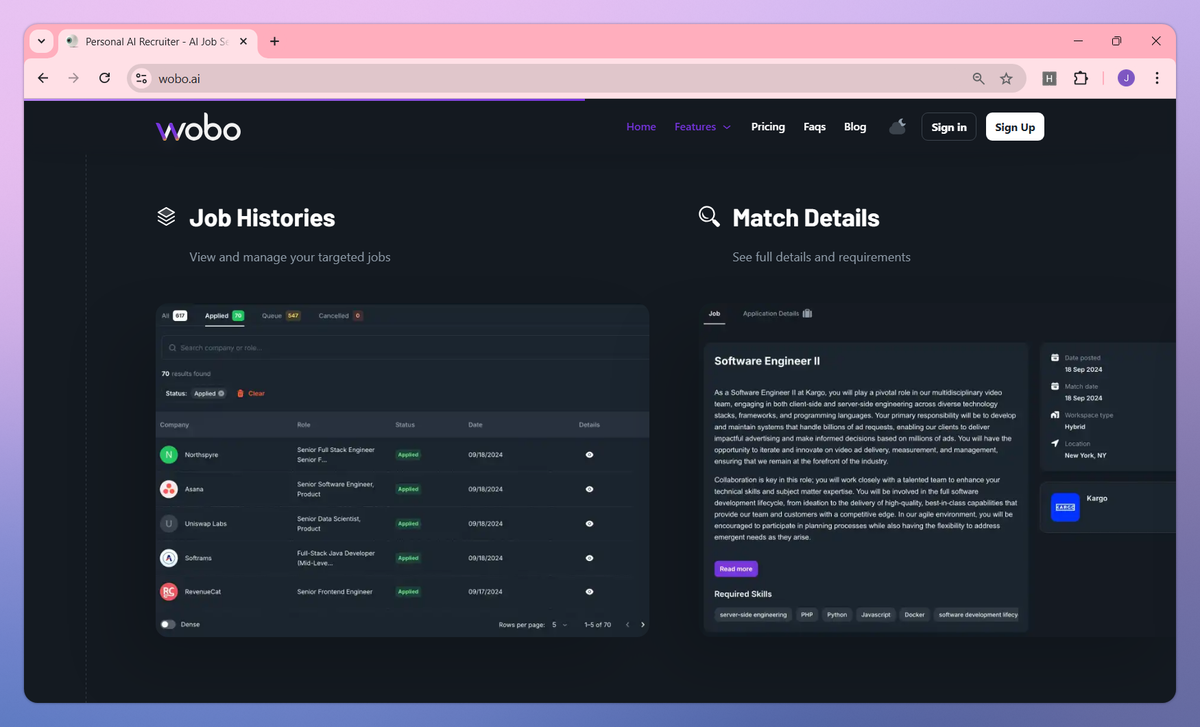 Wobo screenshot #3