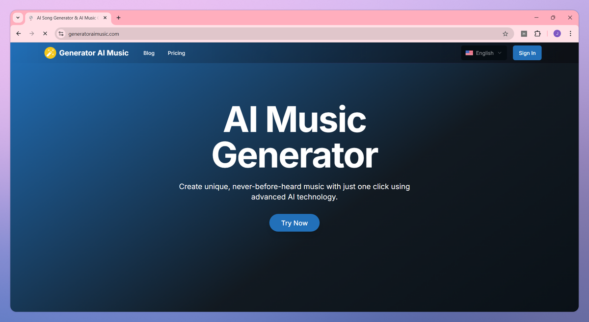 Generator AI Music screenshot #1