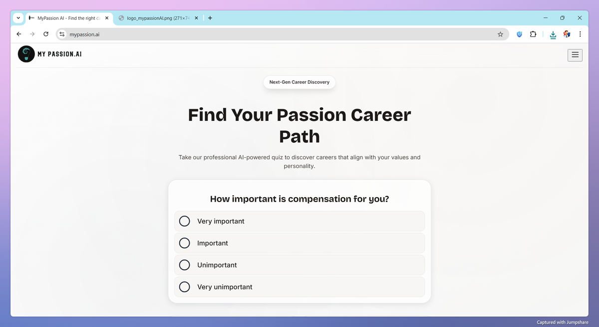 MyPassion AI screenshot #1
