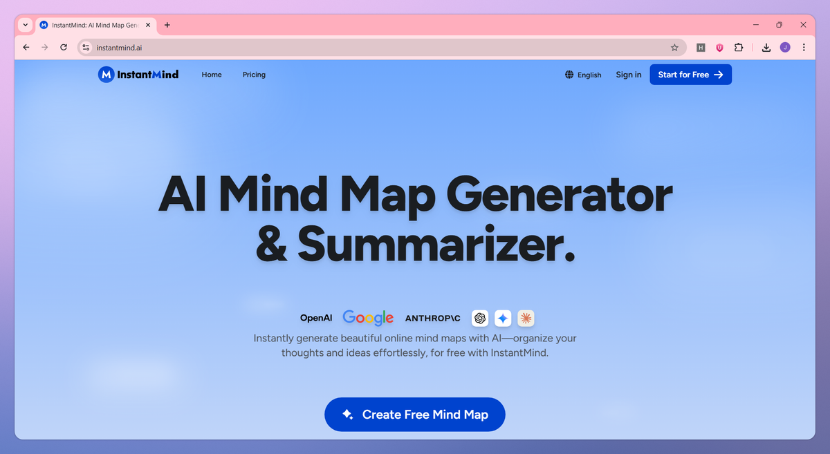 InstantMind screenshot #1