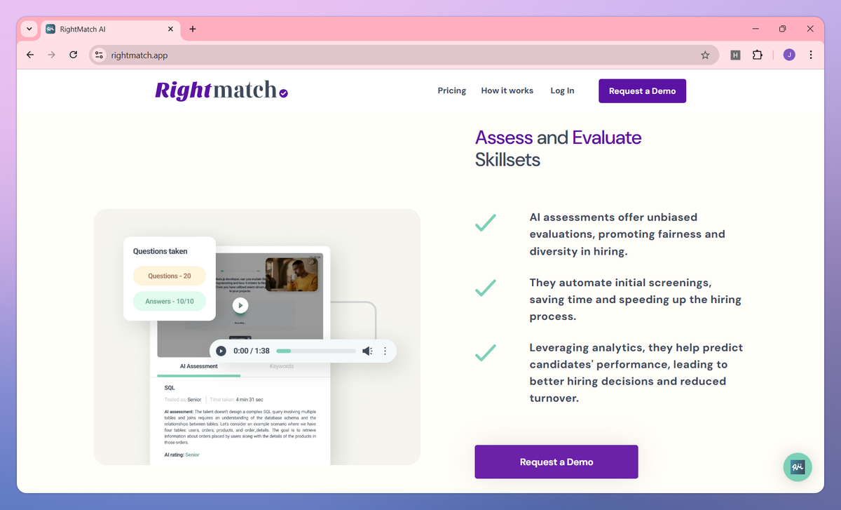 RightMatch AI screenshot #2