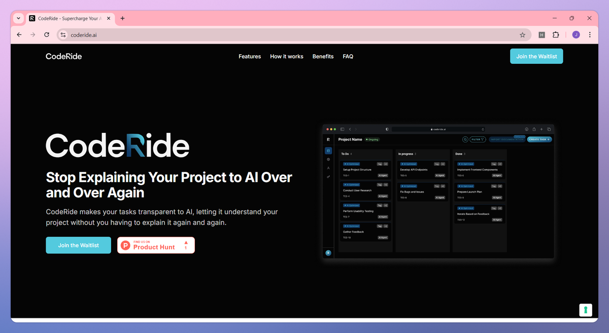 CodeRide screenshot #1
