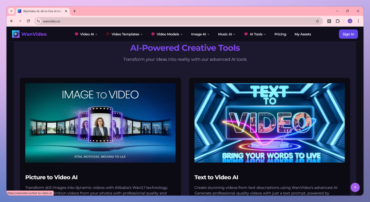 WanVideo AI screenshot #2