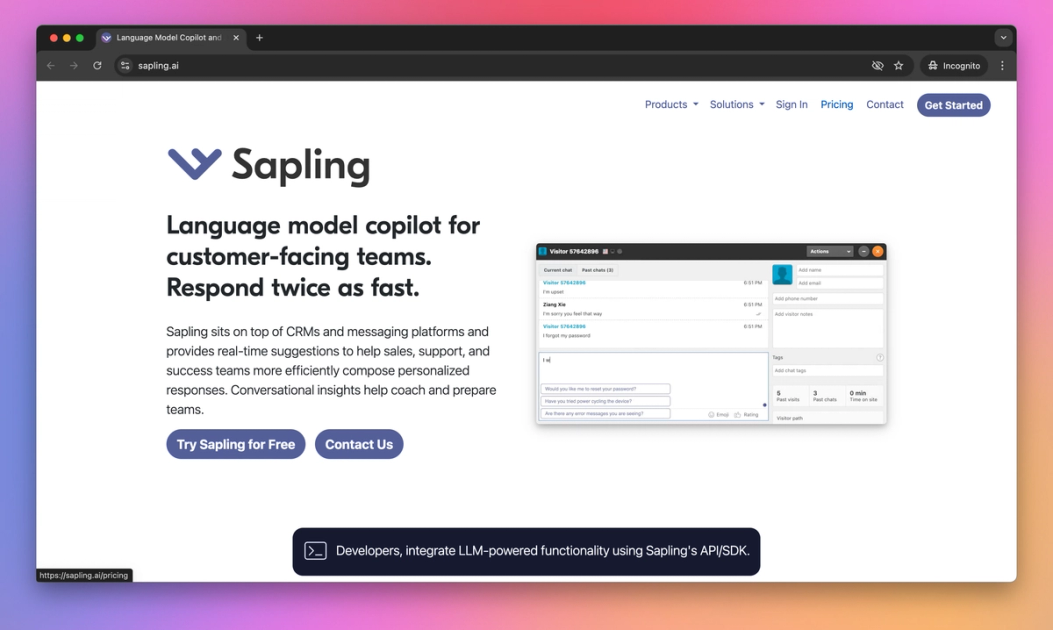 Sapling Learning Sapling Features, Pricing, and Alternatives | AI Tools