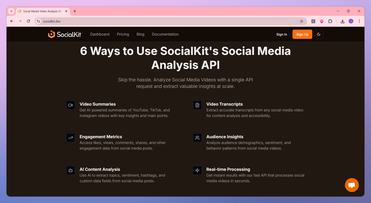 SocialKit API screenshot #2