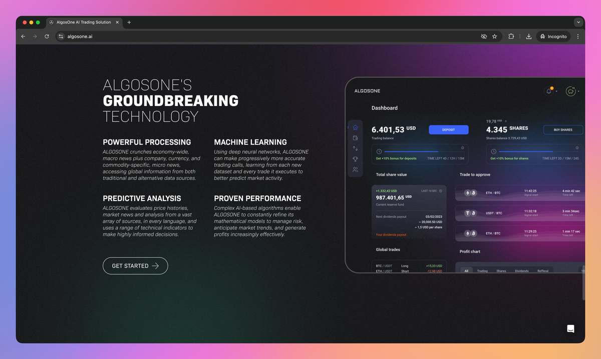 AlgosOne screenshot #2