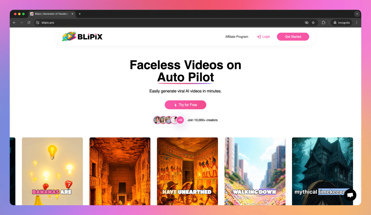 Blipix screenshot #1