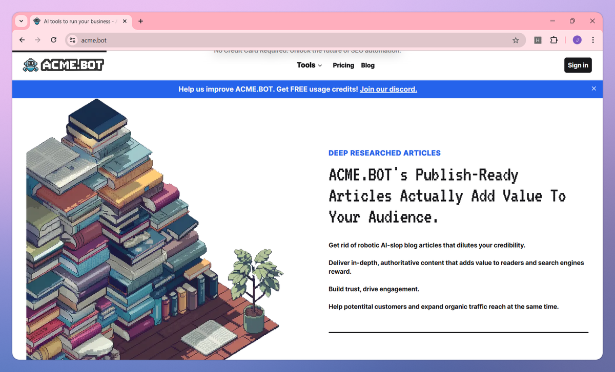 Acme Bot screenshot #2