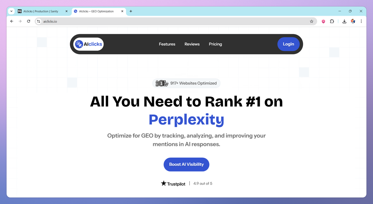 AIclicks screenshot #1