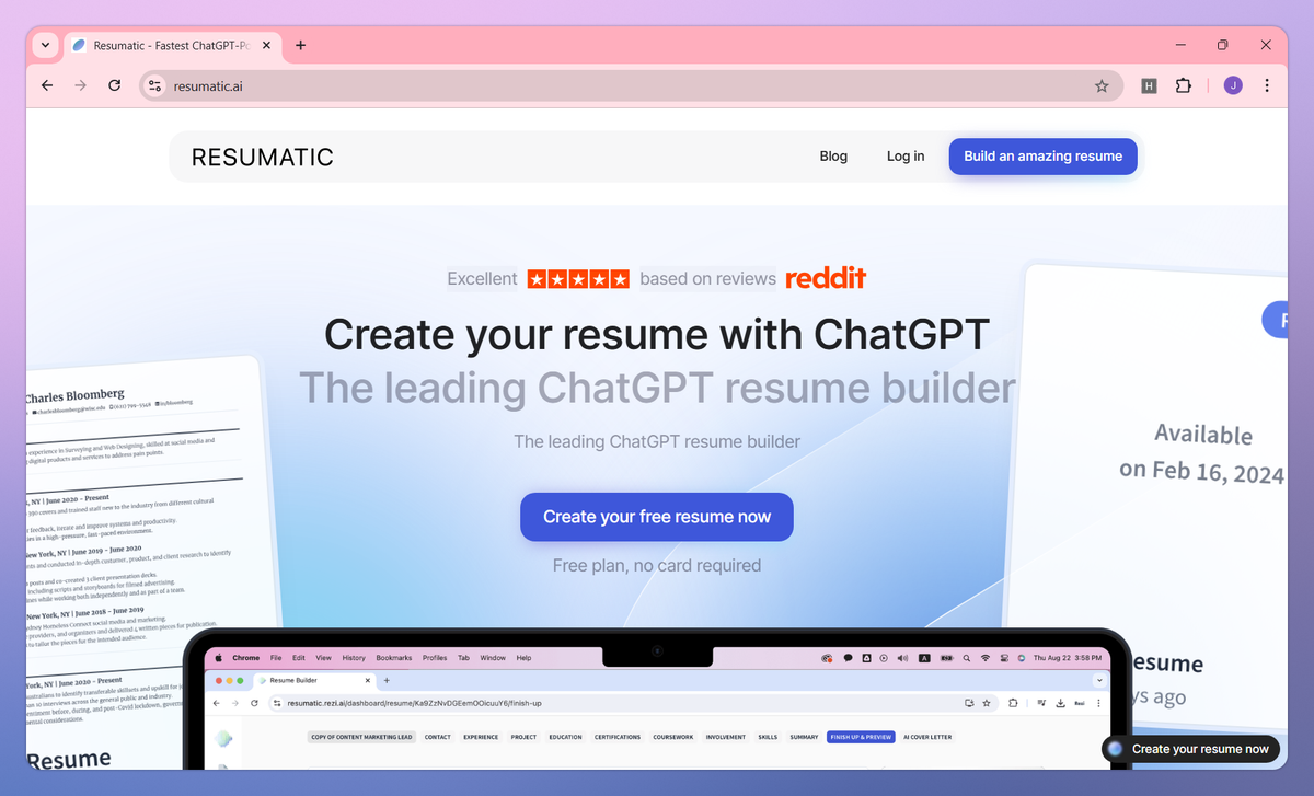 Resumatic screenshot #1