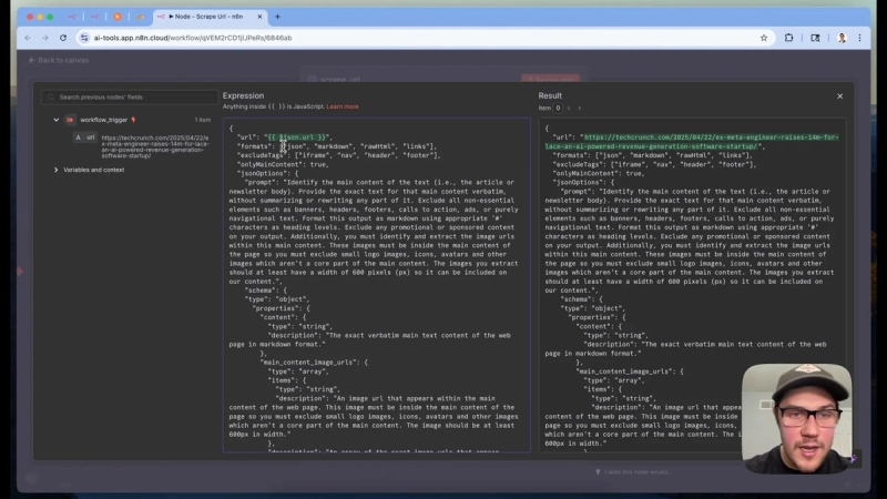 Firecrawl scraping request