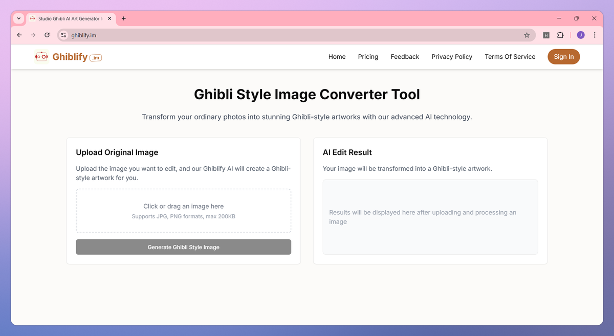 Ghiblify screenshot #2