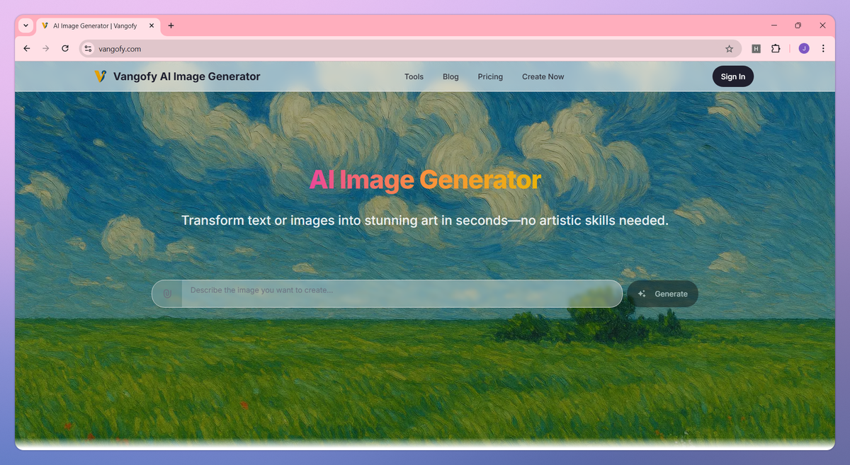 Vangofy screenshot #1