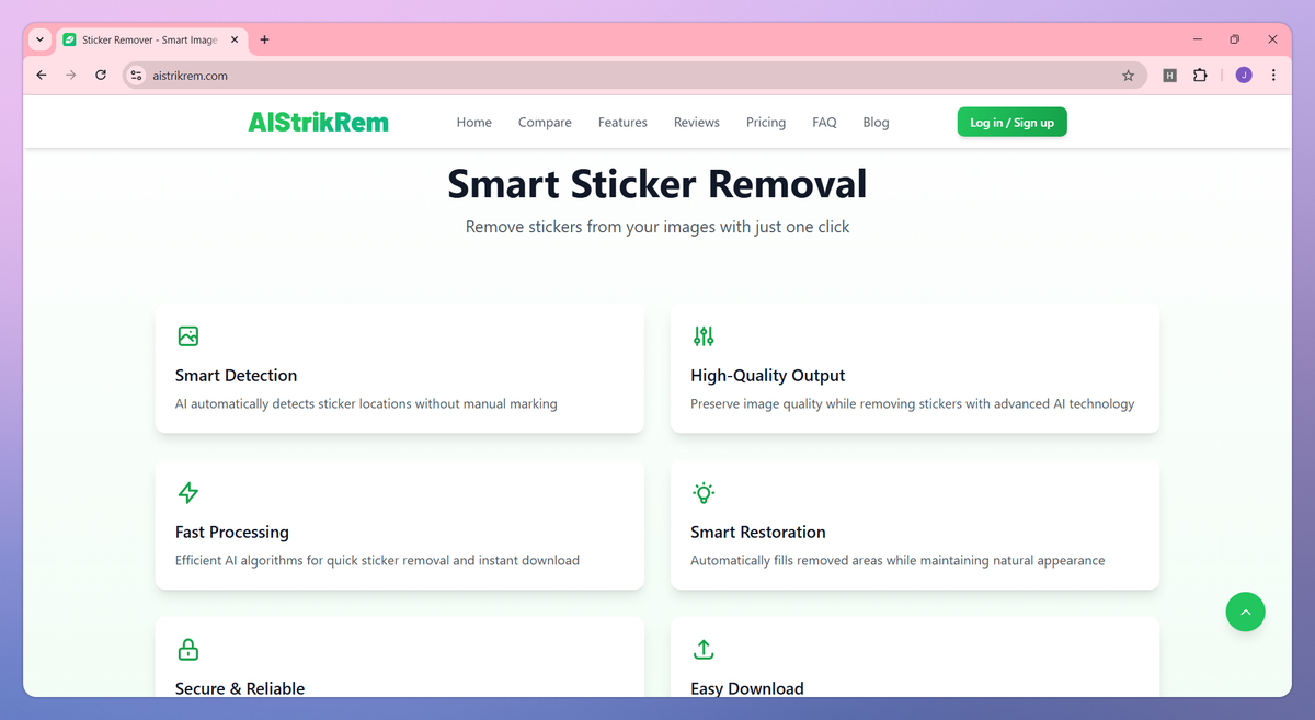 Sticker Remover App Sticker Remover AI Features, Pricing, and Alternatives | AI Tools