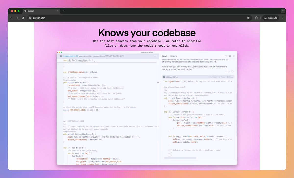Cursor screenshot #2