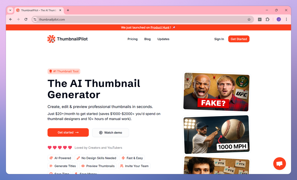 ThumbnailPilot screenshot #1