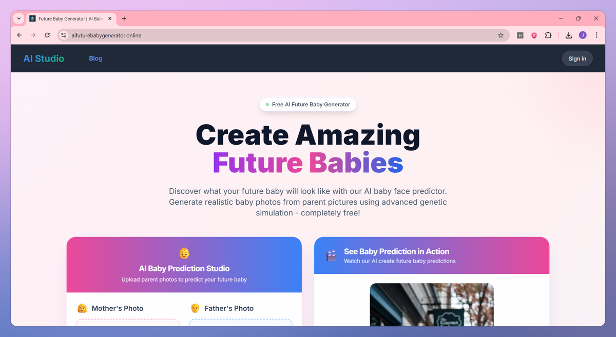 AI Future Baby Generator screenshot #1
