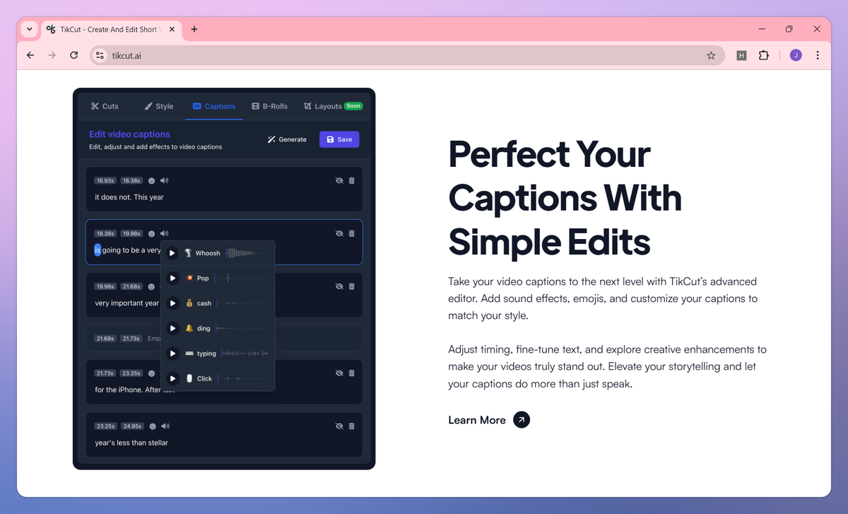 TikCut screenshot #2