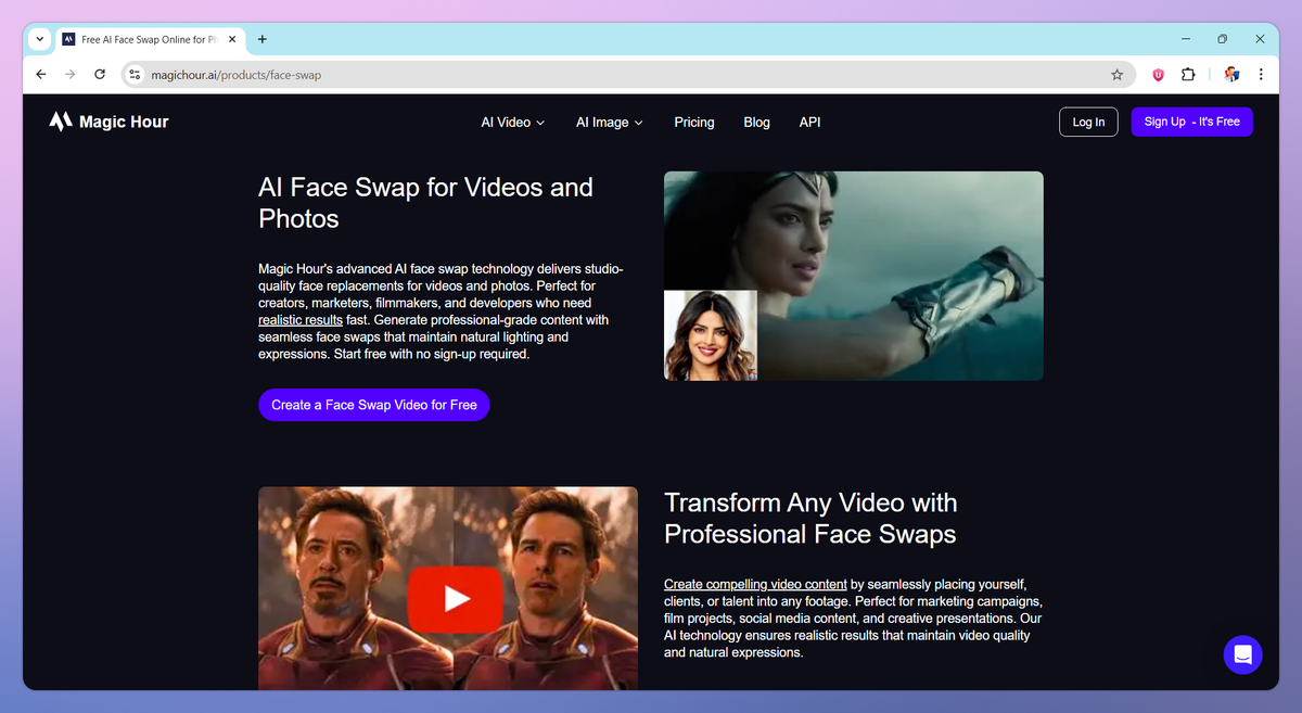 Magic Hour Face Swap screenshot #2