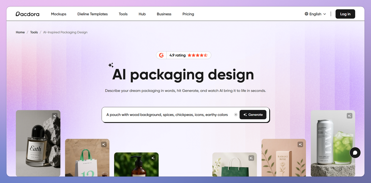 Pacdora AI Inspiration screenshot #1